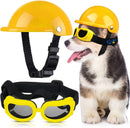 Capacete E Óculos Para Cachorros - Petit Helmet